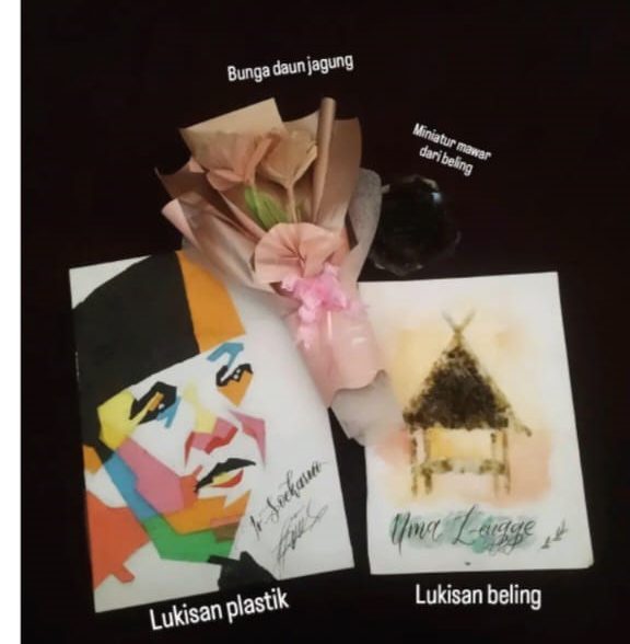 Contoh produk-produk yang dijadikan sebagai sampel saat sosialisasi.