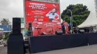 Edukasi rokok ilegal pada acara Car Free Day (CFD) di Boyolali pada Minggu pagi (09/06/2024). (doc. KIM Komunitas Digima)