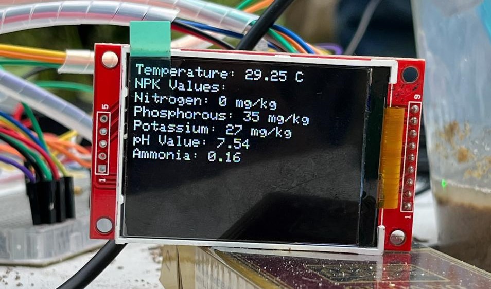 Hasil uji coba Teknologi Sensoring dan Monitoring pada limbah peternakan babi. (doc. Tim PPK Ormawa GAMAPI UGM)