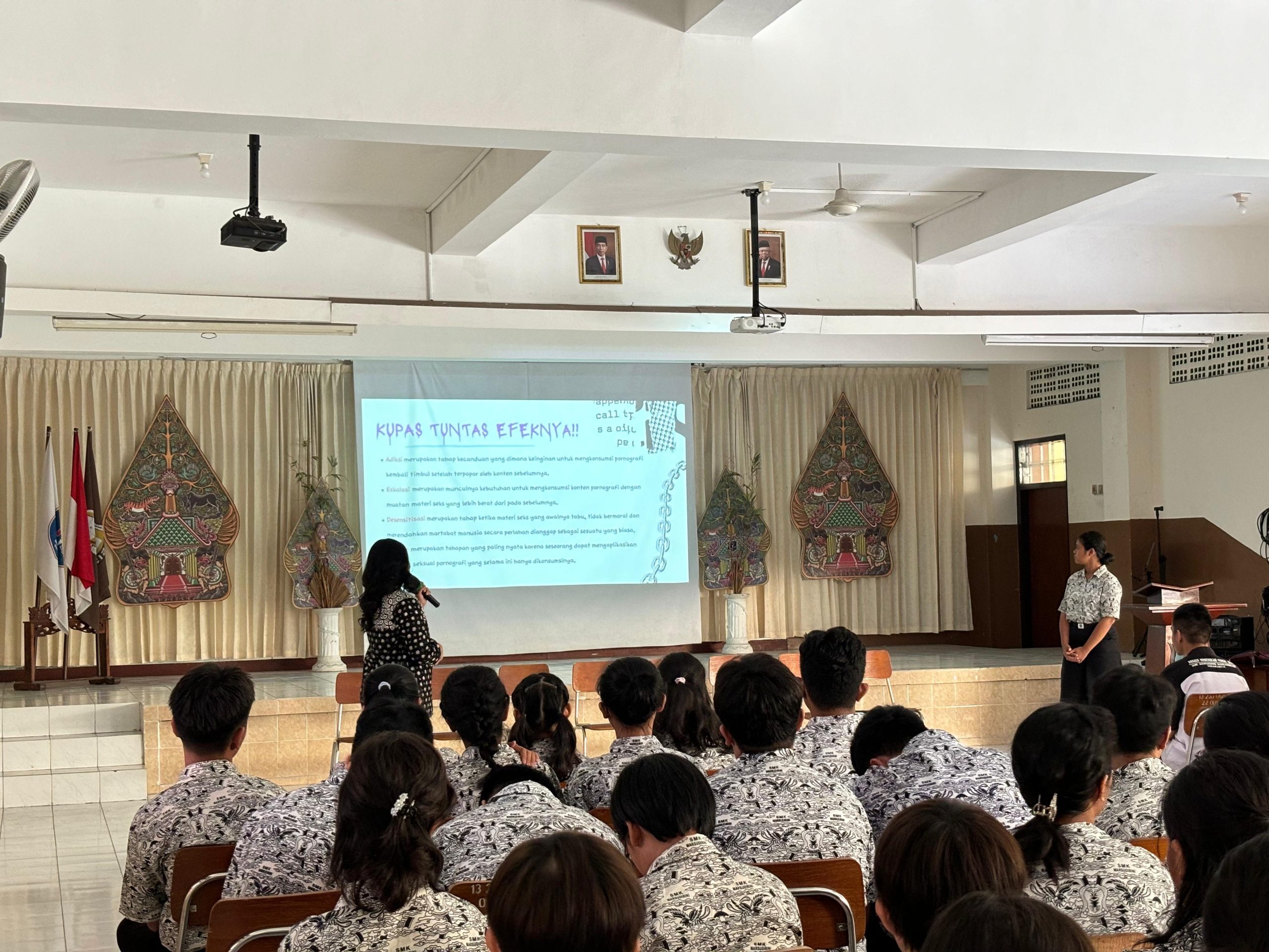 Pelaksanaan Program Kerja Edukasi Dampak Ponografi terhadap Pernikahan Dini. (doc. Pribadi)