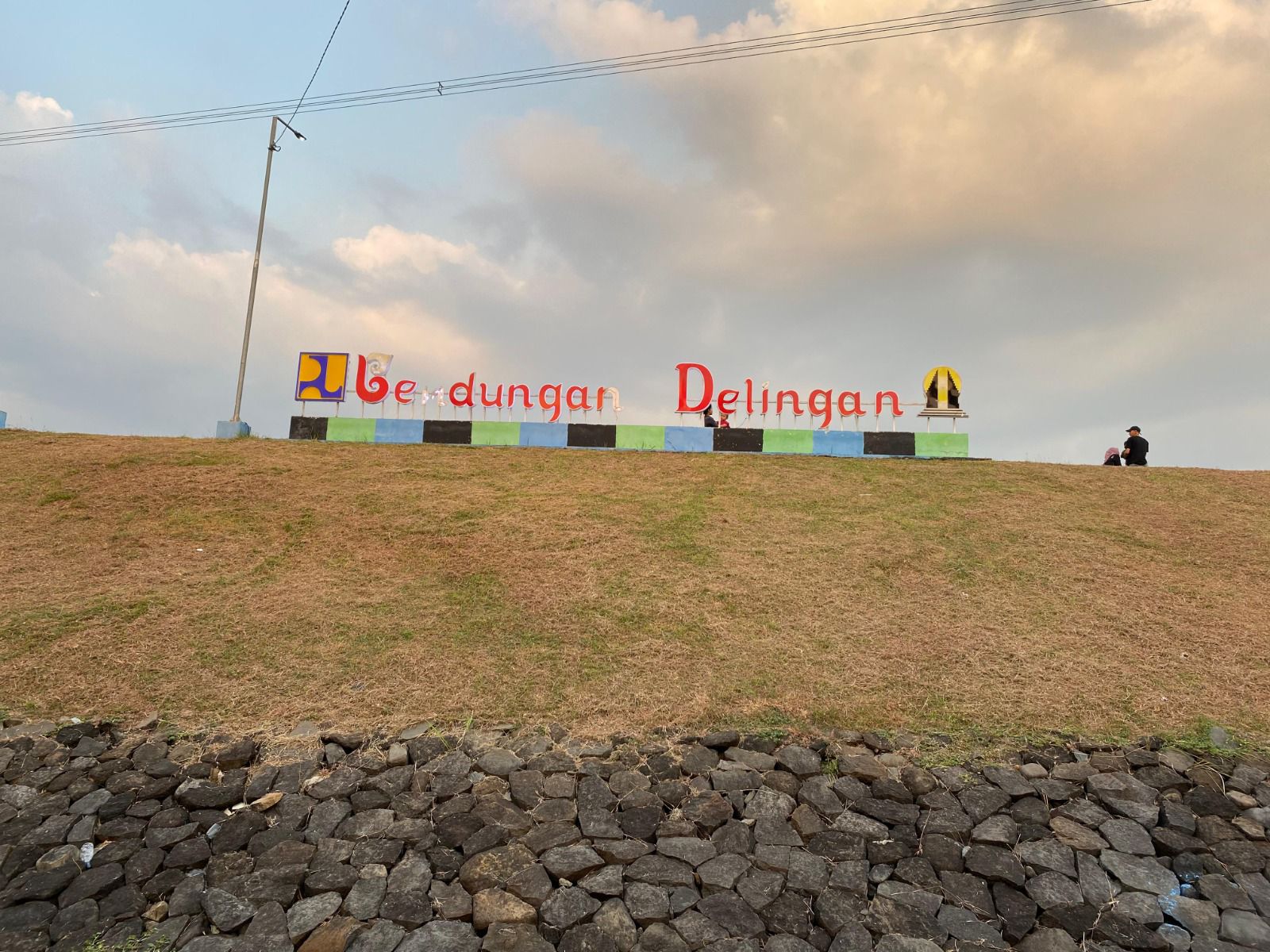 Wisata Waduk Tirto Marto Delingan. (doc. Pribadi)