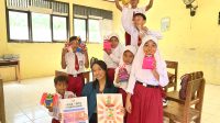 Dokumentasi kegiatan program kerja bersama anak-anak SDN 2 Ngleses. (doc. Pribadi)