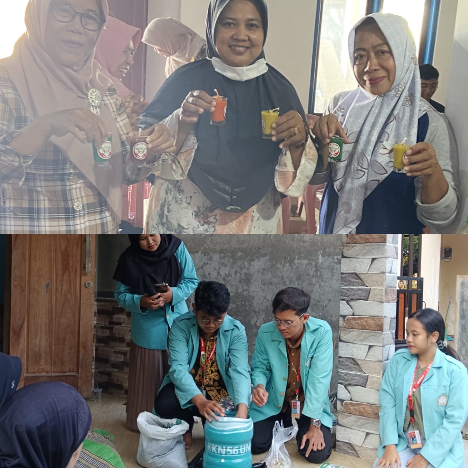 Program Bio Cylce Pot dan Transformasi Minyak Jelantah menjadi Lilin Aromaterapi. (doc. KKN 56 UNS)