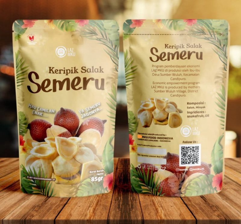 Salah satu produk unggulan UMKM  "Kripik Salak". (doc. KIM Tawang Segoro)