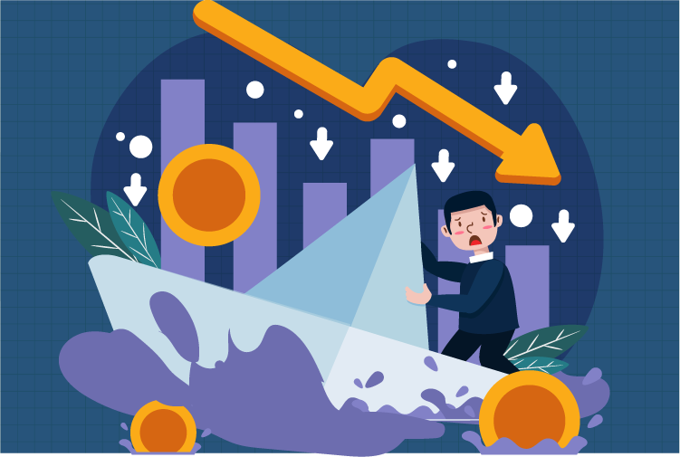 Ilustrasi Ekonomi Melambat, Masyarakat Menderita: kapan pemerintah akan bertindak? (source: freepik)