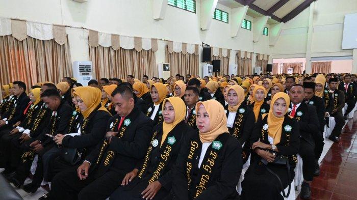 Ilustrasi pengukuhan PPG, (doc. Humas Unkhair Ternate)
