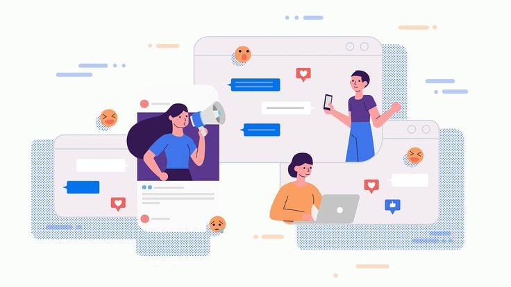Ilustrasi Platfrom Media Sosial di Era Digital/freepik