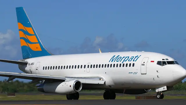 Ilustrasi Merpati Airlines/liputan6