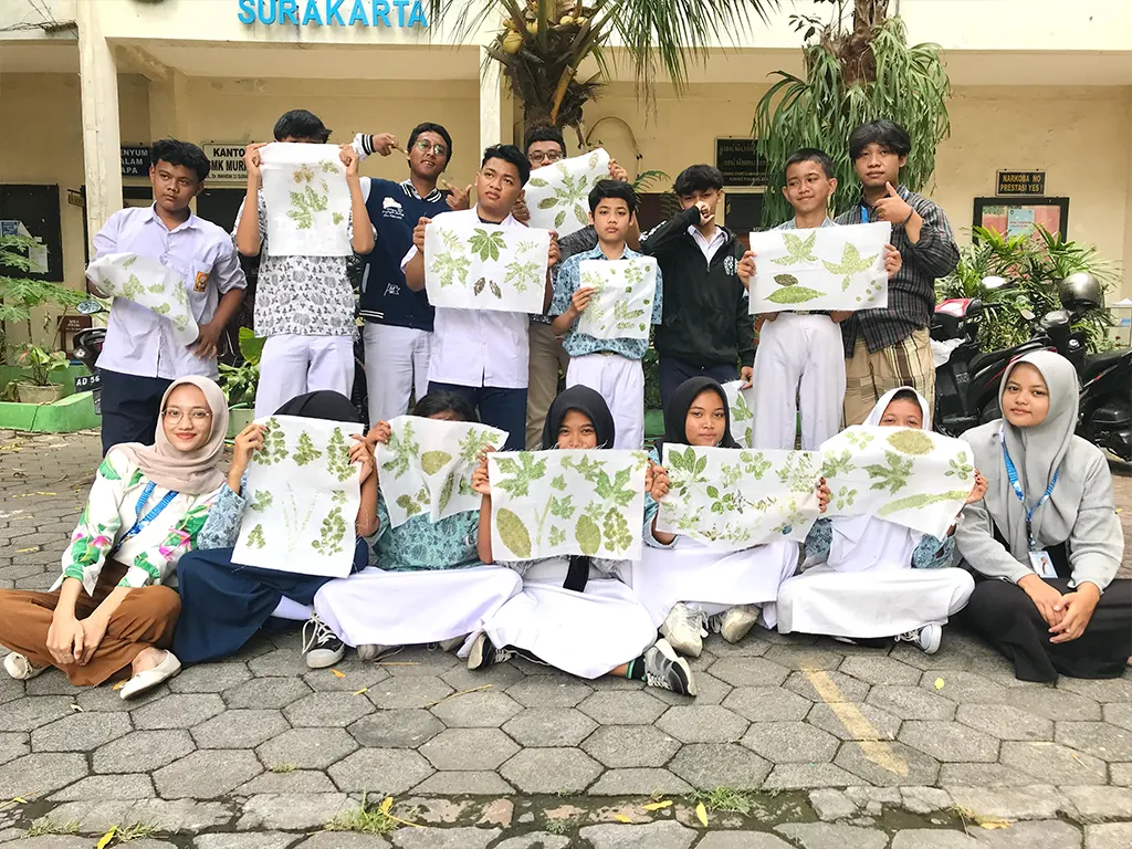 Dokumentasi bersama. (doc. Tim KM 8 SMP Murni 1 Surakarta)