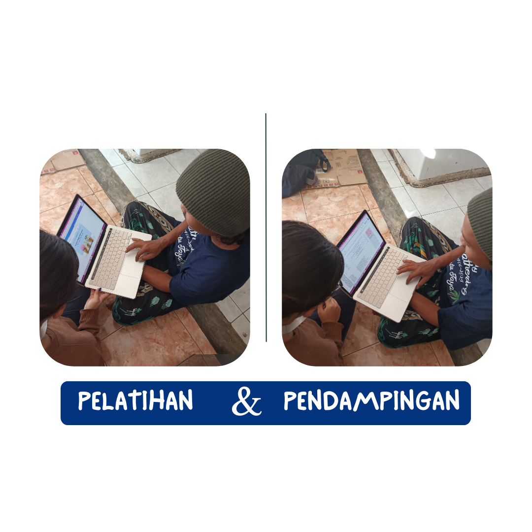 Pendampingan dengan karyawan Ice Cream Savana. (doc. UniTeam UMB Jakarta)