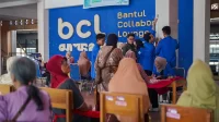 Sabtu (15/2/2025) Kelompok 30 KKN-PPM UMBY bekerja sama dengan Puskesmas Bantul II mengadakan pemeriksaan kesehatan gratis bagi pedagang di Pasar Bantul. (doc. Intania Ayumirza/UMBY)