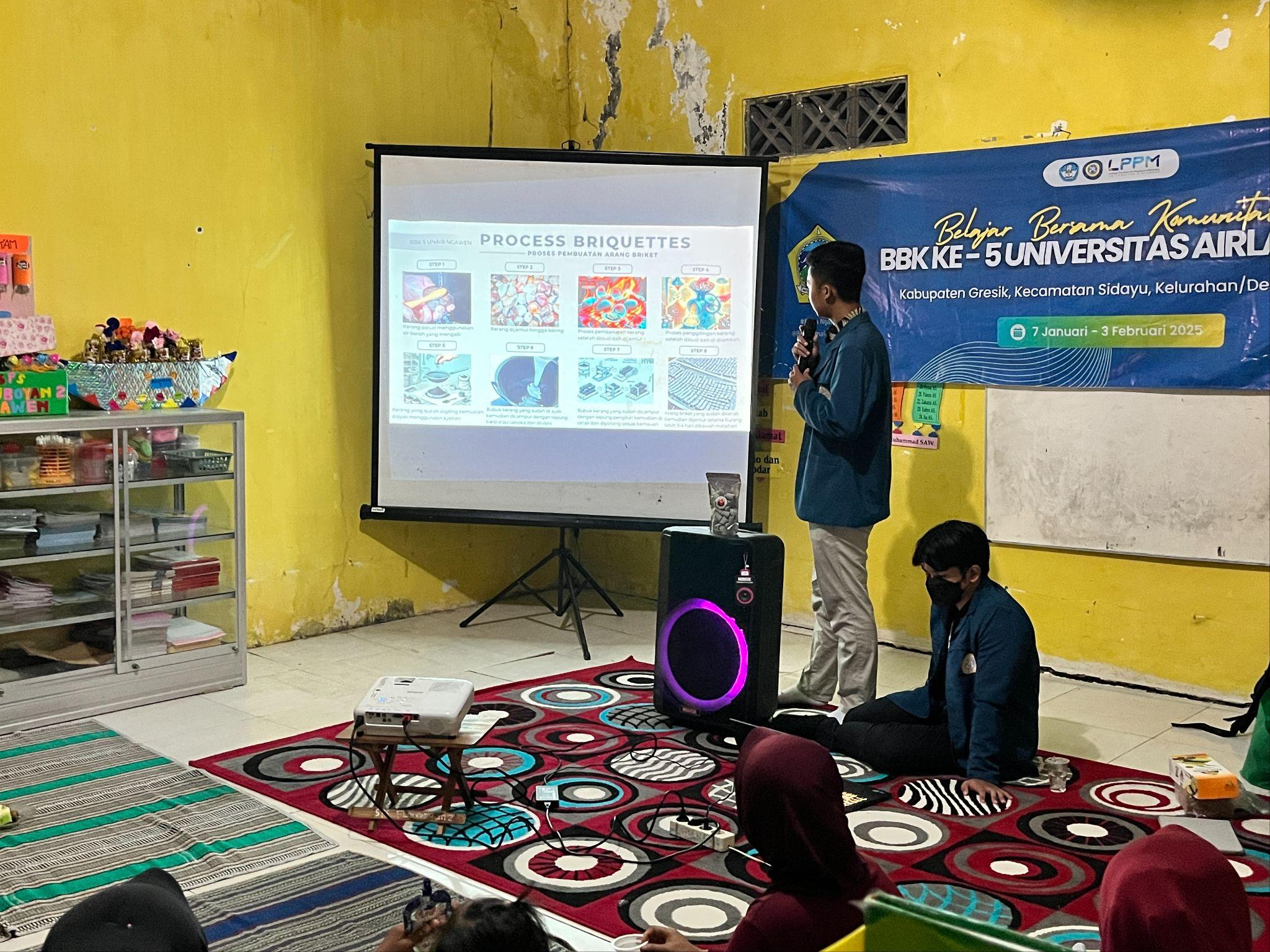 Sosialisasi Pengolahan Limbah Kerang di desa Ngawen. (doc.Pribadi)