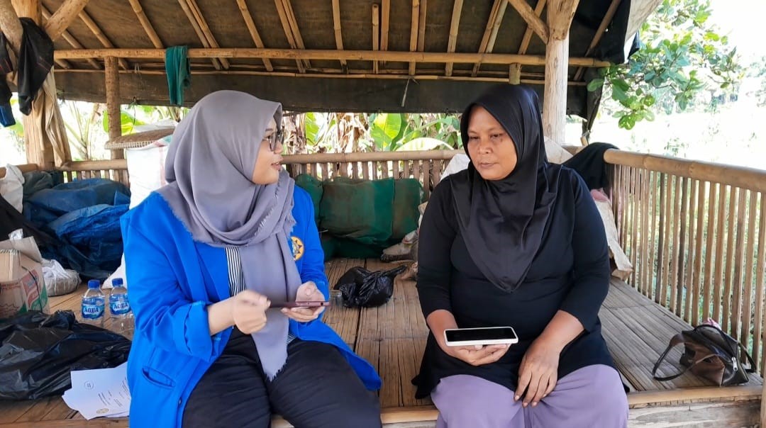 Foto Pemaparan Materi oleh Mahasiswi Universitas Pamulang. (Dokumentasi Pribadi)