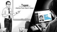 Ilustrasi tantangan guru dalam menghadapi kecanggihan AI. (GG)