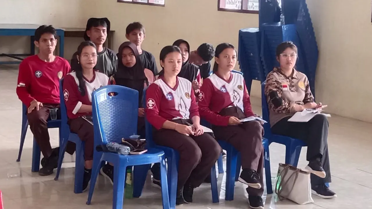 Para peserta DIKLAT SAR saat menyimak penyampaian materi.  (doc. BPBD Morowali Utara)