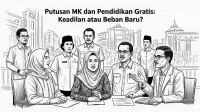 Ilustrasi Putusan MK dan Pendidikan Gratis: Keadilan Atau Beban Baru? (GG)