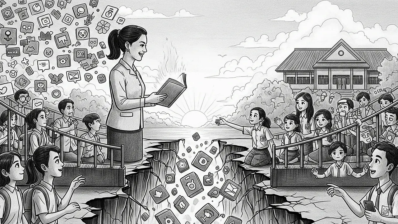 An educator’s role today is not just to teach, but to build meaningful connections across a landscape transformed by technology. (GG)