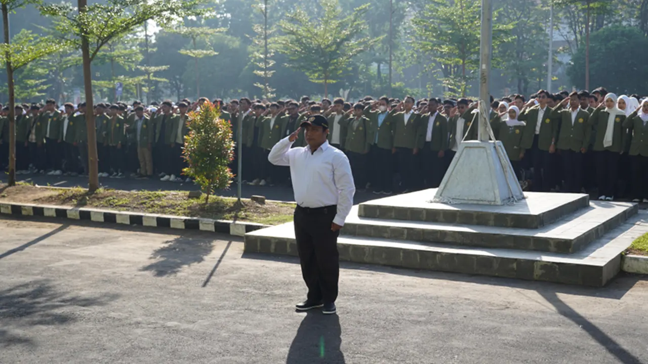 Apel Pemberangkatan Peserta KKN Tematik Bela Negara SDGs Periode 1, KKN Internasional, KKN 3T, dan KKN Kolaboratif Tahun 2025 (1/7/2025). (doc. pribadi)