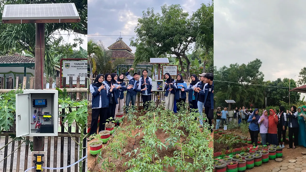 Dokumentasi bersama mahasiswa KKN-T UNDIP dengan KWT Guyub Rukun di Kelurahan Jombor. (doc. KKN-T IDBU Tim 8)