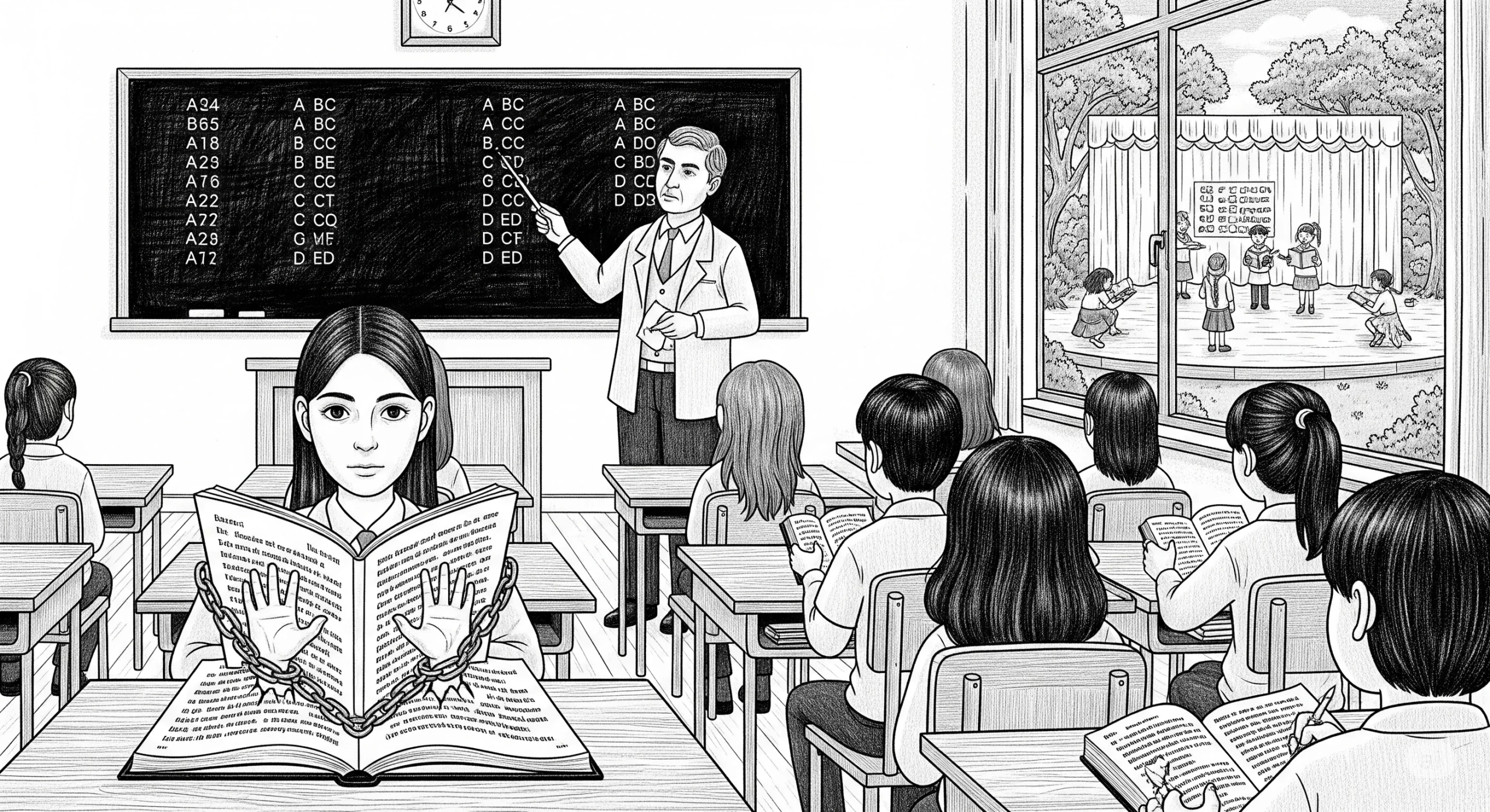 Ketika sastra hanya dijadikan bahan soal, jiwa dan rasa yang terkandung di dalamnya terpenjara. Sudah waktunya membebaskan sastra dari sekat ujian, dan menghidupkannya kembali sebagai ruang pembentuk empati, imajinasi, dan karakter. (GG)