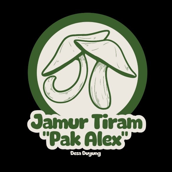 Logo Jamur Tiram "Pak Alex" Desa Duyung. (doc. KKN R39 Sub Kelompok 5 UNTAG)