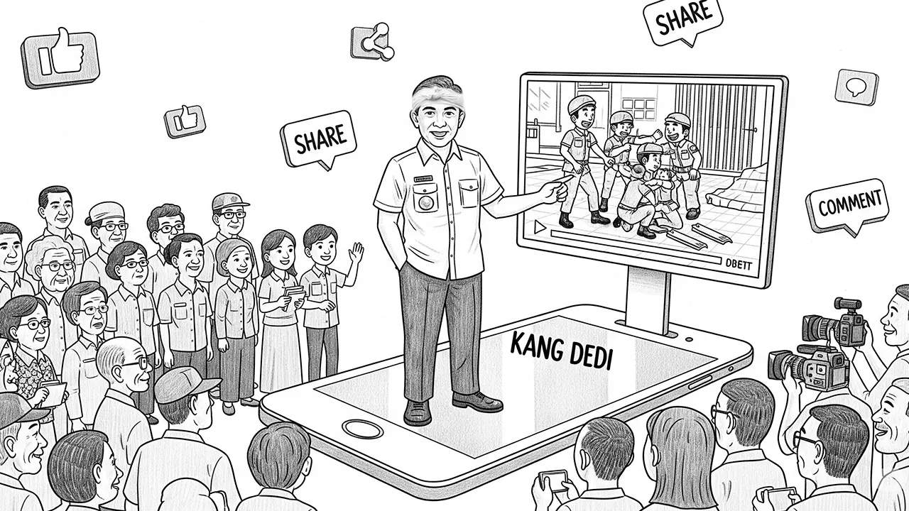 Media sosial bukan hanya ruang hiburan, tetapi menjadi panggung strategis untuk membentuk persepsi publik dan mendidik karakter bangsa. (GG)