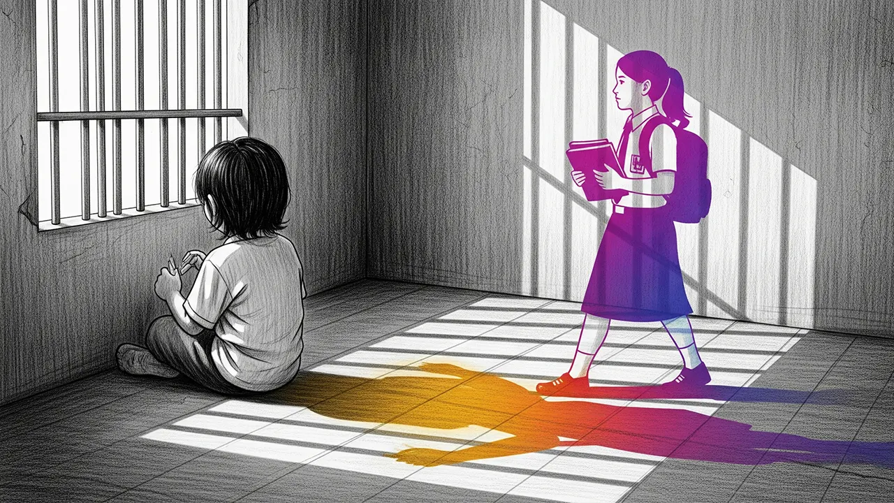 Menggambarkan bahwa di balik status pelaku hukum, anak-anak tetap memiliki potensi dan harapan masa depan yang perlu dipulihkan. (GG)