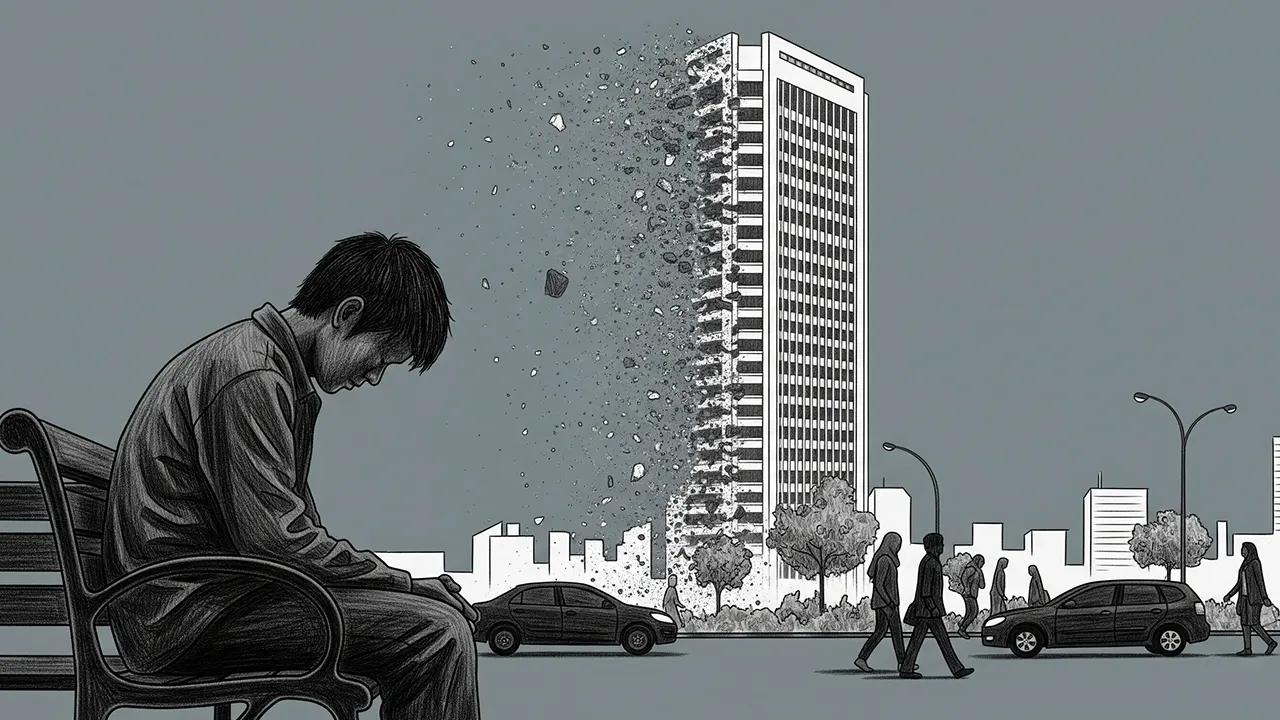 Ilustrasi PHK bukan hanya kehilangan pekerjaan, tapi juga kehilangan arah, harga diri, dan makna hidup di tengah dunia yang terus bergerak. (GG)