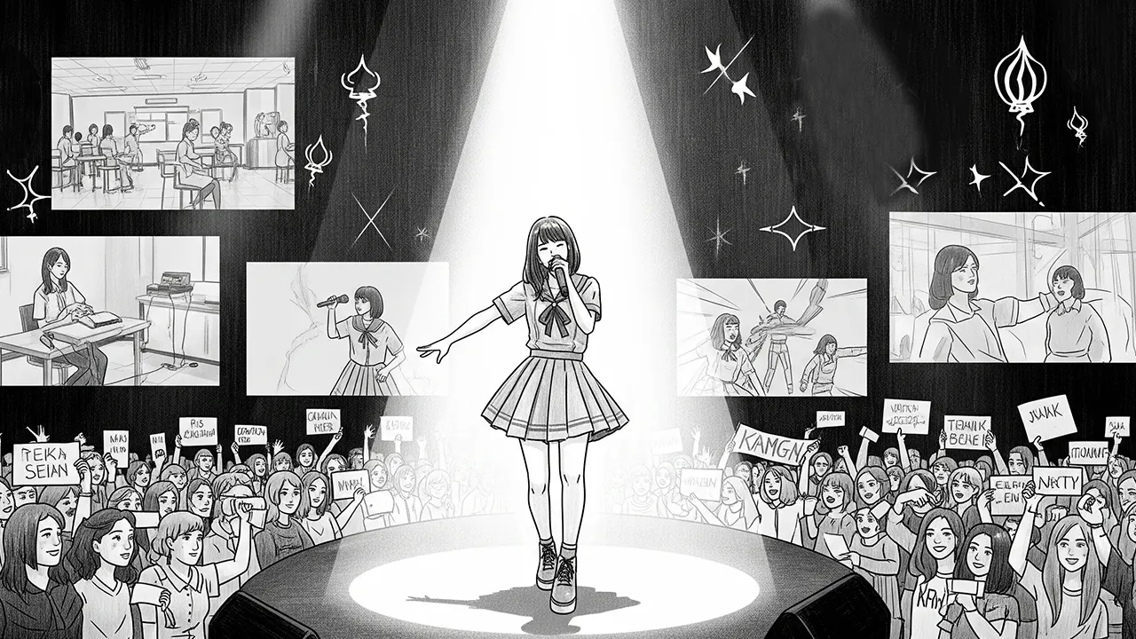 Reflecting the transformation of ordinary girls into inspirational figures under the values of perseverance, discipline, and moral integrity.