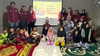 Dokumentasi bersama setelah pelaksanaan edukasi hukum tentang pencegahan pelecehan seksual pada anak di Desa Jawilan. (doc. KKM 87 UNIBA)