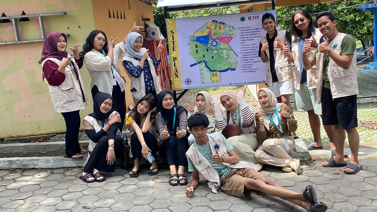 Dokumentasi bersama setelah pelaksanaan program Optimalisasi Desa Wisata Umbul Nilo. (doc. pribadi)