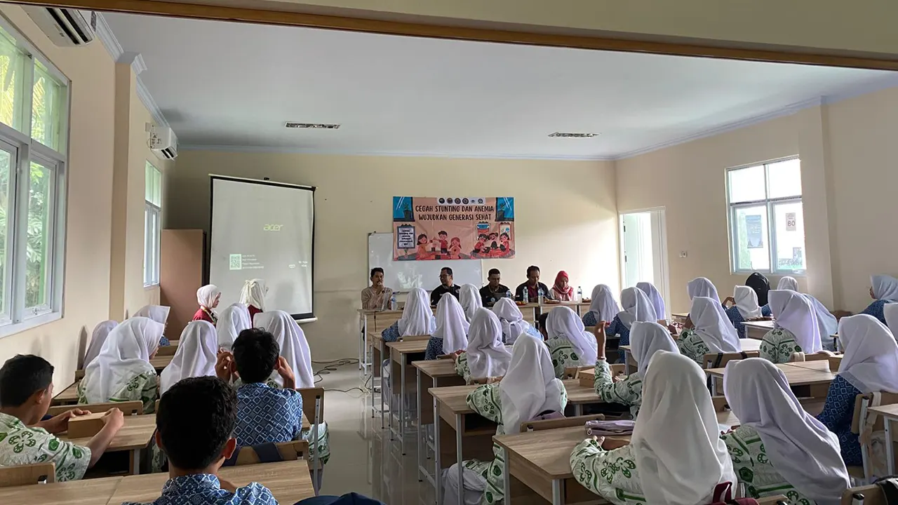 Foto Kegiatan Sosialisasi Stunting dan Anemia (31/7/2025). (doc. Qanitah Salma)