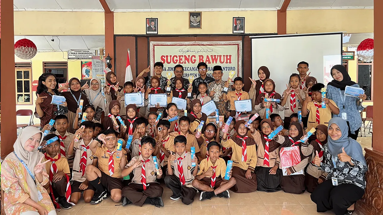 Kunjungan dan Apresiasi Literasi Desa. (doc. Pribadi)