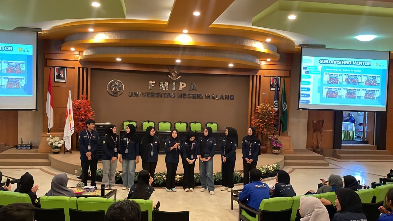 Sesi penyampaian program kerja UKM UNEJ Mengajar. (doc. pribadi)