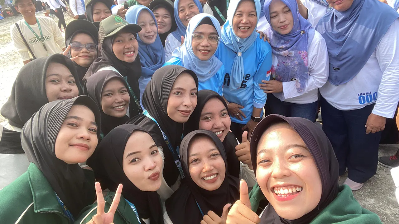 Swafoto bersama. (doc. KKN 55 Unugiri)