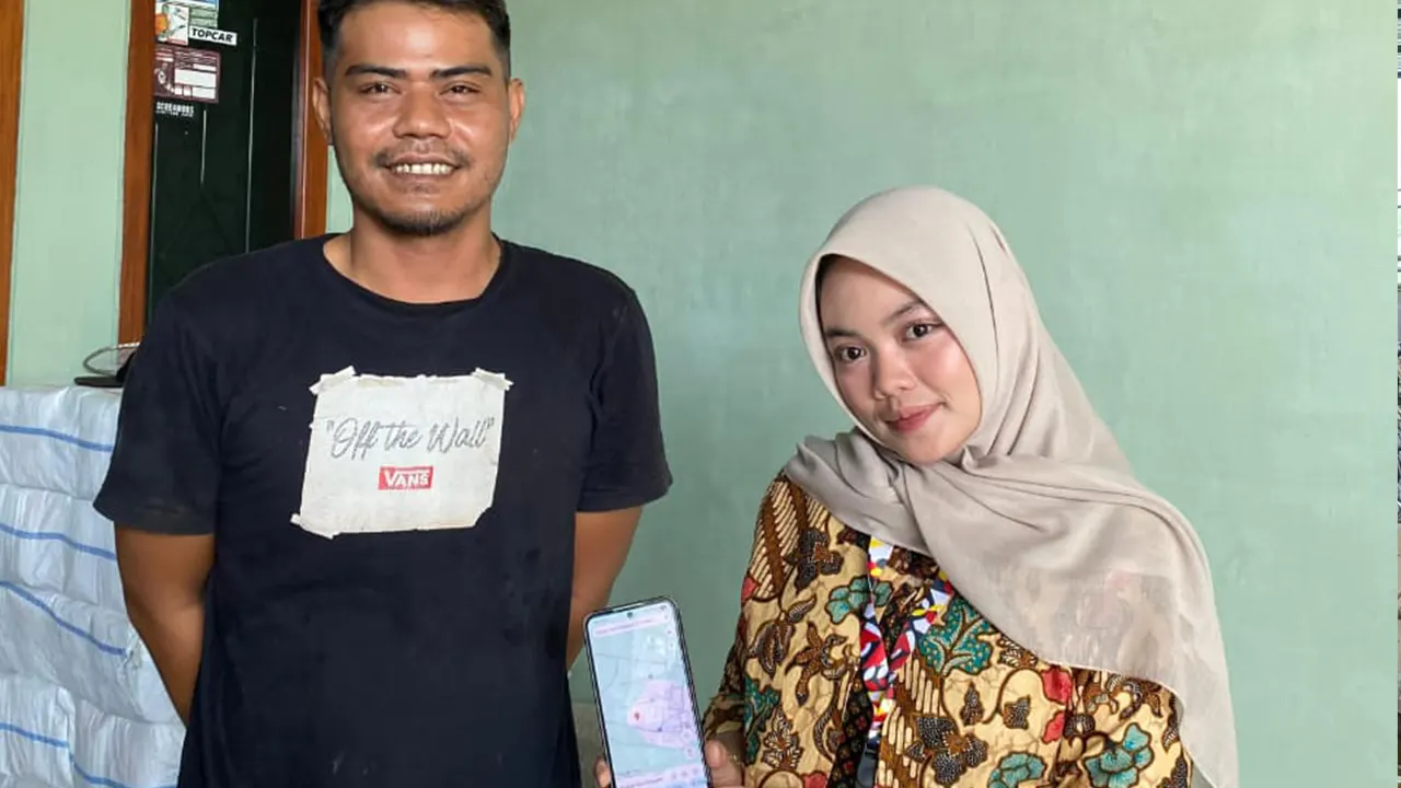 Syanata menggunakan metode door-to-door dengan mendatangi satu per satu pelaku usaha yang belum terdaftar di Google Maps. (doc. pribadi)