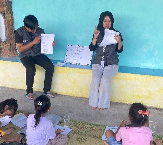 Pelaksanaan Bimbel. (doc. pribadi)