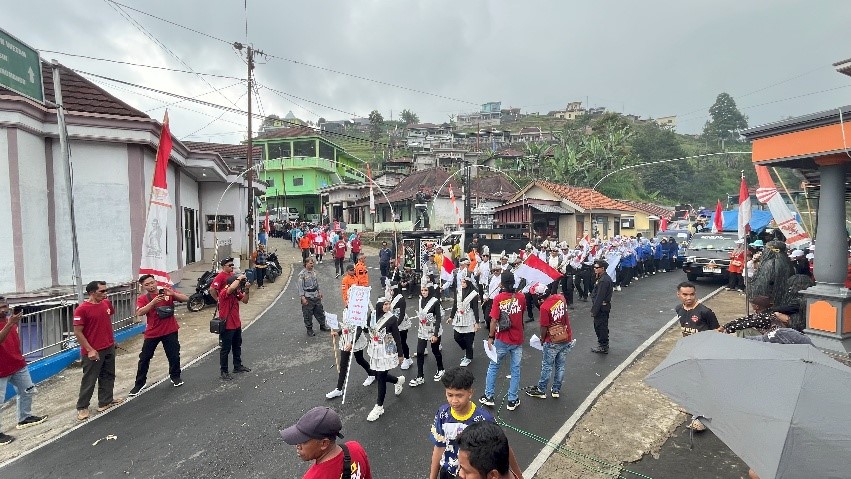 Karnaval Kemerdekaan Desa Beruk Pada 19 Agustus. (doc. KKN 80 UNS)