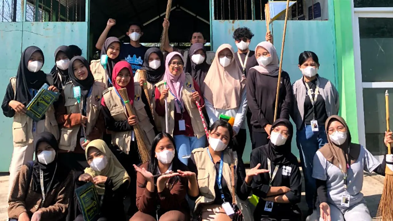 Revitalisasi Taman Sampah menjadi Wisata Edukatif. (doc. KKN UNS Desa Cepogo)