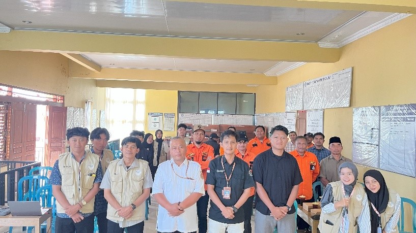 Sosialisasi Tanggap Bencana Bersama BPBD Karanganyar. (doc. KKN 80 UNS)