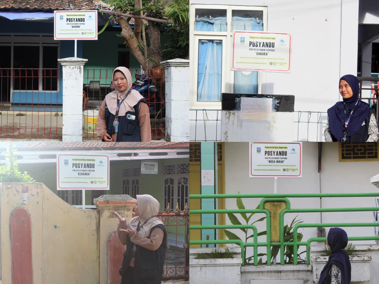 Kunjungan ke-4 lokasi posyandu Desa Sumuranja dan dokumentasi foto, Rabu, (20/08/2025). (doc. Mahasiswa KKM-83/UNIBA)