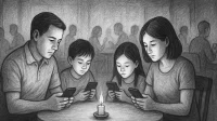 Keterhubungan digital tak selalu berarti kedekatan emosional teknologi yang seharusnya mempererat justru perlahan menjauhkan manusia dari makna kebersamaan.
