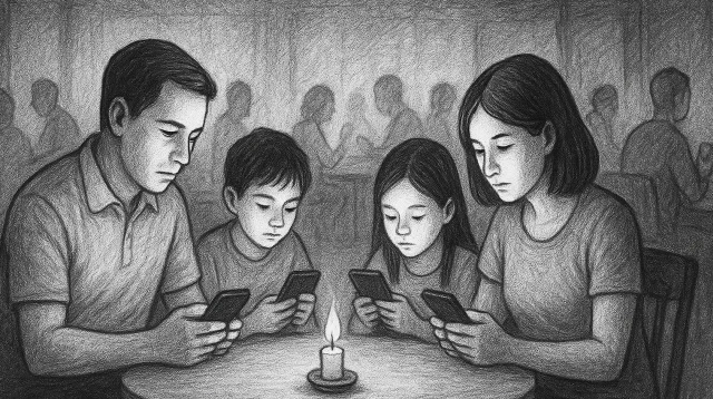 Keterhubungan digital tak selalu berarti kedekatan emosional teknologi yang seharusnya mempererat justru perlahan menjauhkan manusia dari makna kebersamaan.