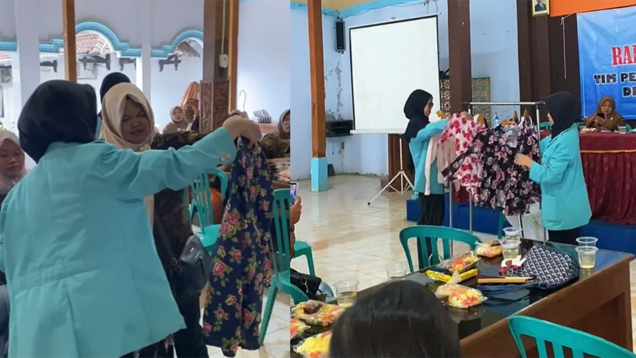 Tim Rupa Swari mempromosikan kebaya mash product. (doc. Rupa Swari 2025)