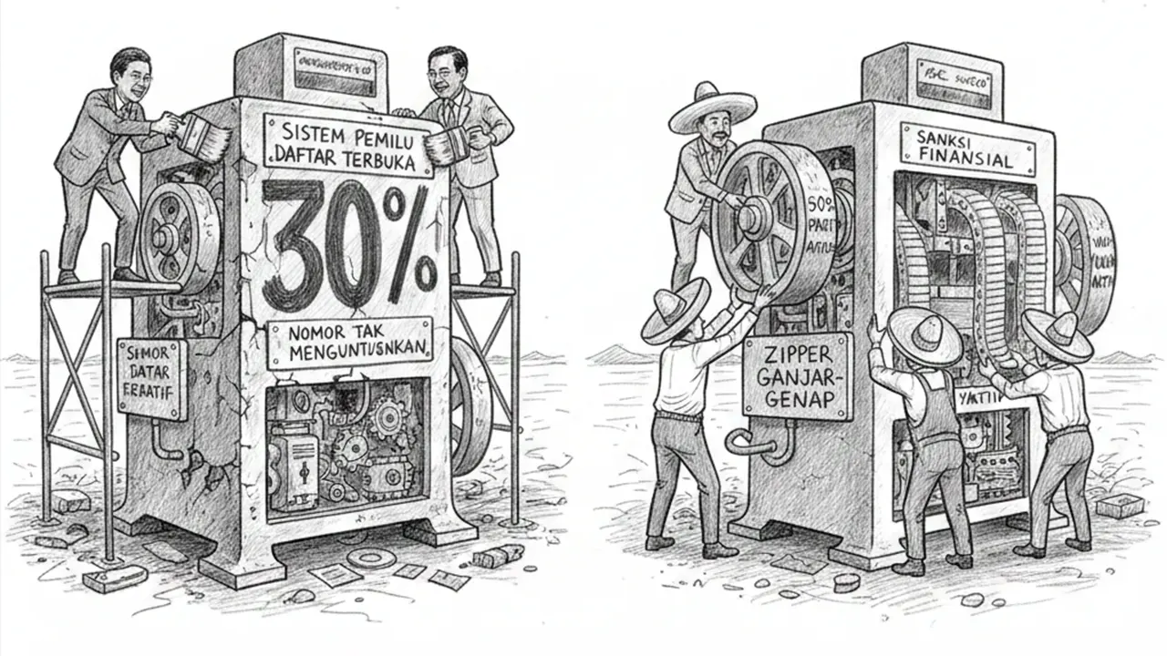 Meksiko memperbaiki mesin. Indonesia masih mengecat bodi luarnya. (gg)