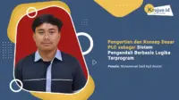 Penulis Pengertian dan Konsep Dasar PLC sebagai Sistem Pengendali Berbasis Logika Terprogram - Muhammad Said Agil Ansori Penulis Pengertian dan Konsep Dasar PLC sebagai Sistem Pengendali Berbasis Logika Terprogram - Muhammad Said Agil Ansori