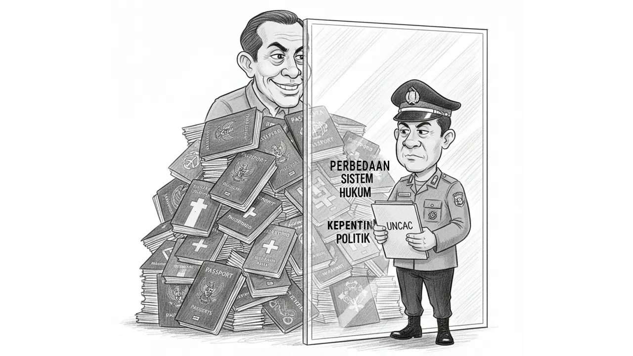 Paspor berganti, kejahatan tetap sama. (gg)