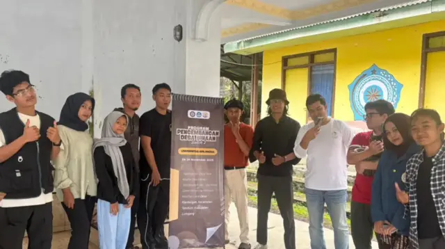 Pelaksanaan pelatihan voluntourism di Balai Desa Kandangan Sabtu (29/11/2025). (doc. pribadi)