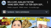 Tangkapan layar salah satu channel youtube