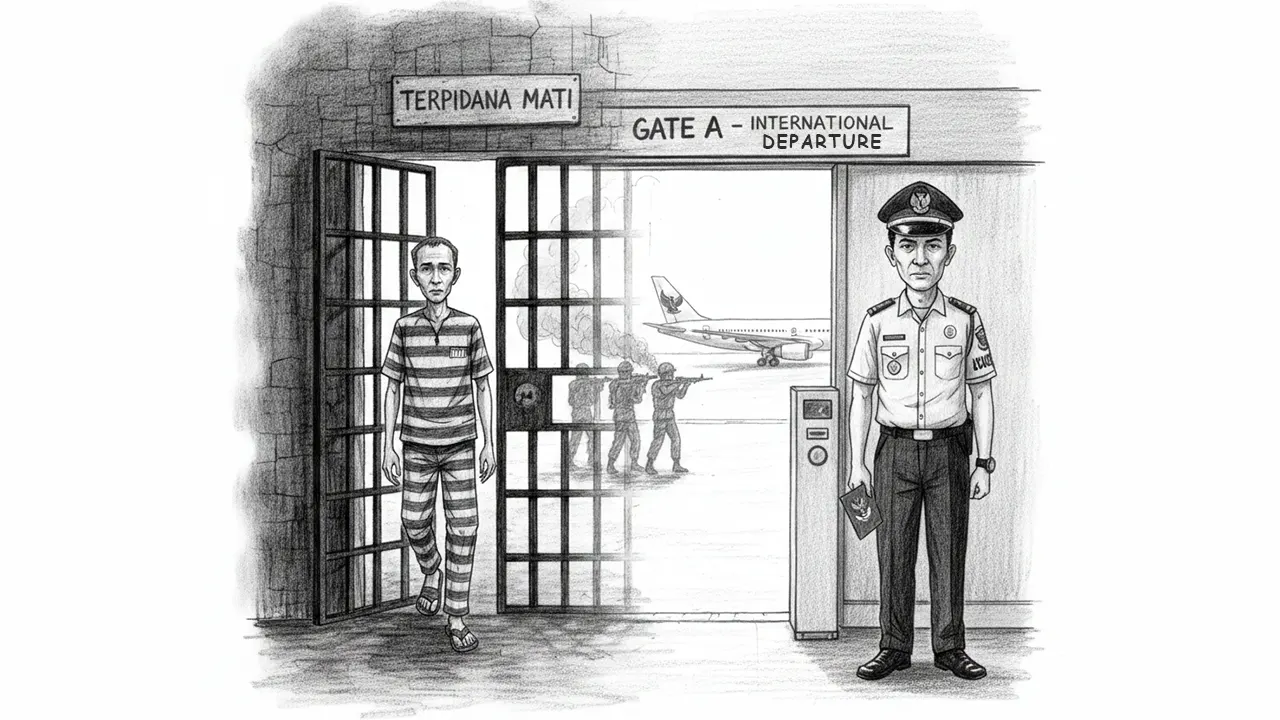 Vonis mati berhenti di landasan diplomasi. (gg)